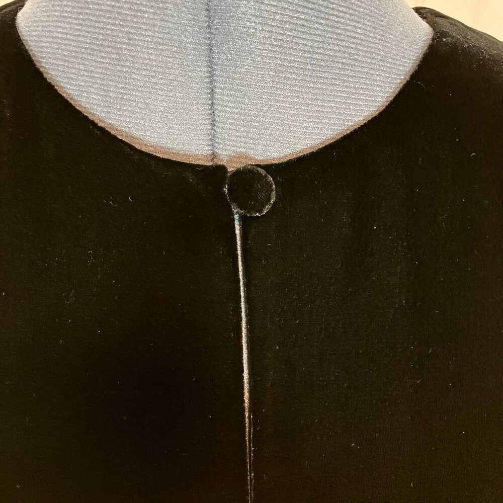 Talbots Nwt Black Velvet Single Button Jacket Siz… - image 3